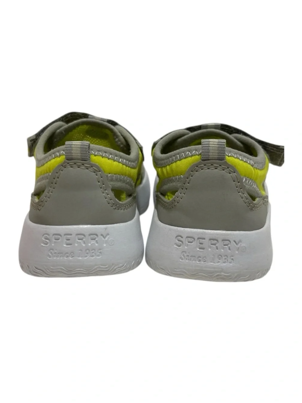Sperry Coastal Break Toddler 8M US Shoes Textiles Green Slip-on 267631